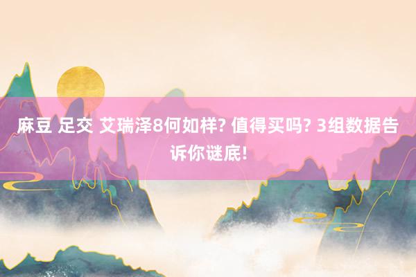 麻豆 足交 艾瑞泽8何如样? 值得买吗? 3组数据告诉你谜底!
