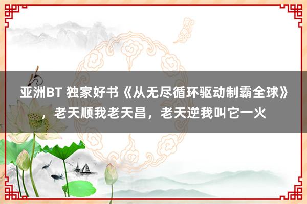亚洲BT 独家好书《从无尽循环驱动制霸全球》，老天顺我老天昌，老天逆我叫它一火