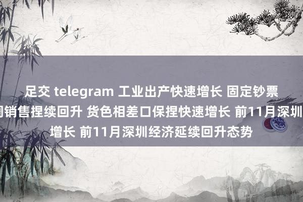 足交 telegram 工业出产快速增长 固定钞票投资牢固增长 阛阓销售捏续回升 货色相差口保捏快速增长 前11月深圳经济延续回升态势