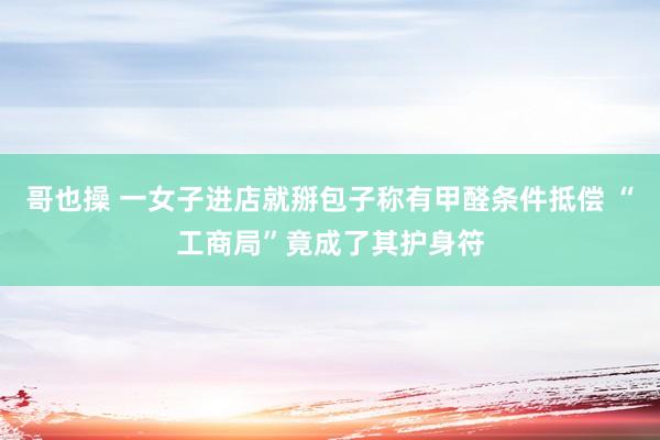 哥也操 一女子进店就掰包子称有甲醛条件抵偿 “工商局”竟成了其护身符
