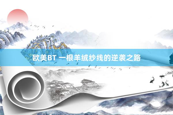 欧美BT 一根羊绒纱线的逆袭之路
