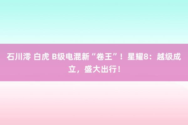石川澪 白虎 B级电混新“卷王”！星耀8：越级成立，盛大出行！