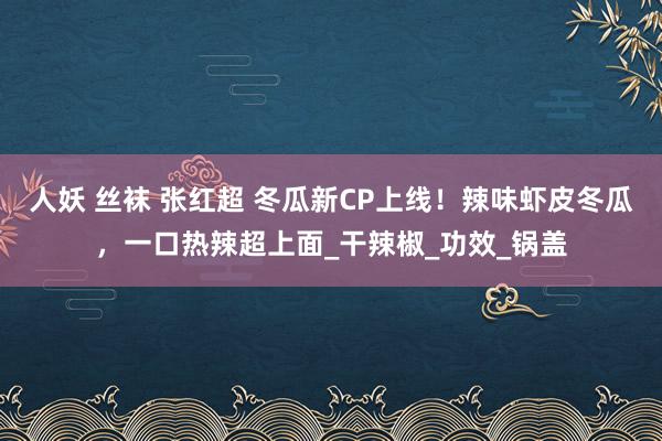 人妖 丝袜 张红超 冬瓜新CP上线！辣味虾皮冬瓜，一口热辣超上面_干辣椒_功效_锅盖